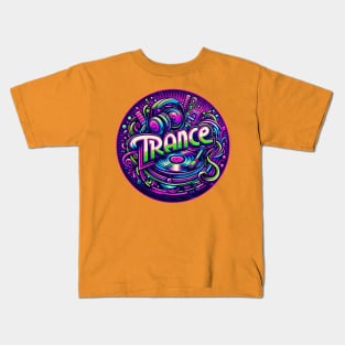 Trance Music - Eye Voodoo Kids T-Shirt